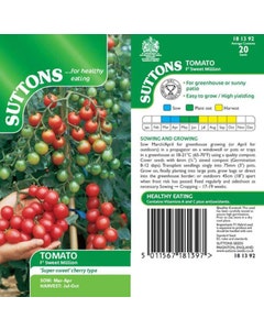 Suttons F1 Sweet Million Tomato Seeds
