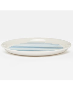 Joules Hand Painted Blue Stripe Side Plate