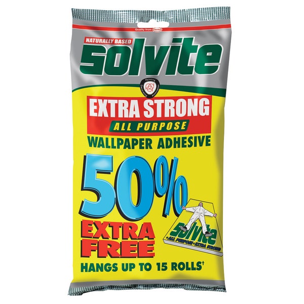 Solvite Extra Strong Wallpaper Adhesive + 50% Extra Free | Mole Online