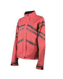 WeatherBeeta Reflective Lightweight Waterproof Jacket - Hi Vis Pink