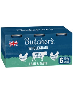 Butcher's Adult Lean & Tasty Dog Food Tins - 6 x 400g