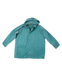Monsoon Neoprene Jacket With Hood  - Green
