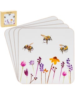 Otterdene Busy Bee Coasters - Pack of 4
