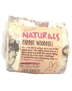 Rosewood Naturals Pet Nibble Carrot Woodroll
