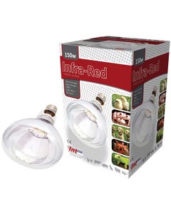 Intelec Clear Hard Glass Infra-Red Bulb - 150 Watt