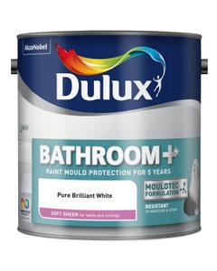 Dulux Bathroom+ Soft Sheen Pure Brilliant White - 1L