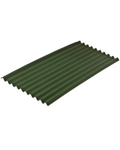 Onduline Classic Corrugated Roofing Sheet No.243 - 2m x 0.95m - Green