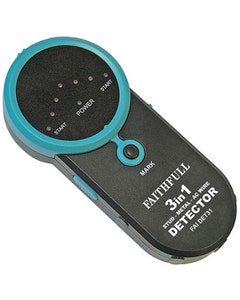 Faithfull 3 in 1 Stud, Metal and Live Wire Detector