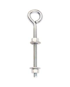 Perry No.452 Bright Zinc Plated Welded Eye Bolt - 150mm/6" x 3/8"