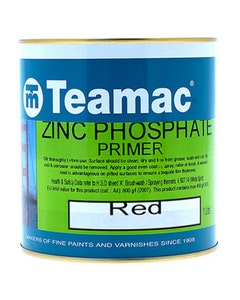 Teamac Zinc Phosphate Primer Red Paint - 1L