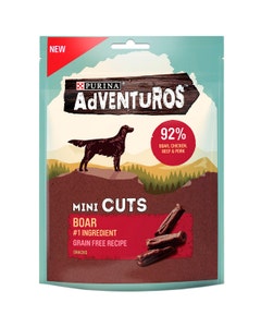 Purina Adventuros Boar Flavour Mini Cuts Dog Treats - 100g