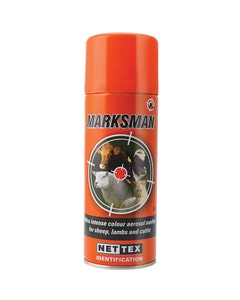 Net-Tex Marksman Marking Spray Aerosol Orange - 400ml