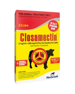 Closamectin Pour On For Cattle - 2.5L