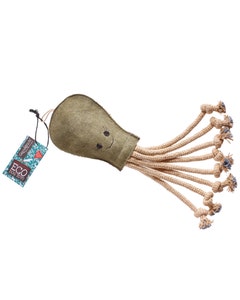 Green & Wild's Olive The Octopus Dog Toy
